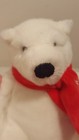 Nwt Coca-cola Plush 6  Polar Bear With Scarf Original Coca-cola 2011