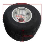 5   Inch 11x7 10-5 Tire 3 Bolt Wheel Rim For Racing Go Kart Trike Drift Quad