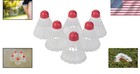 Regulation-weighted Badminton Shuttlecocks 6-pack - Perfect For All Skill Levels
