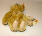 Gold Steiff Petsy Teddy Messing Mohair Bear  6    Historic Miniature 029424  nwt 
