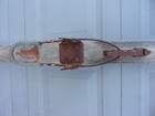 For Display Vintage Antique Dovre Kabel Wooden 72  Ski Sport Boston Numbered