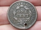 1846 Braided Hair Large Cent Penny- Small Date  Vf xf Details