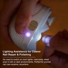 Electric Nail Clipper  3-speed Automatic Clipper For Thin   Blue  Blue