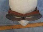 Vtg British Wwii Royal Air Force Flying Goggles  Tank Crews Or Dispatch Riders