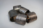 Set Of 5 Vintage Silver Plate Napkin Rings