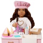 Our Generation Paola Posable 18  Doll With Baking Accessories And Story Book