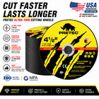 55 Pack Cut Off Wheels 4-1 2  Metal   Stainless Steel Angle Grinder Cutting Disc