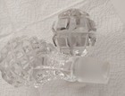 Lot Of 3 Lovely Large Bottle Decanter Glass Stoppers Nice Designs