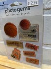 Paper House Photo Gems Self Adhesive Accents Basketball Stickers