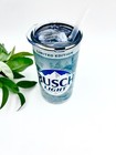 Beer Inspired Busch Light Sippy Cup  2 Lids  Baby Shower Gift  Toddler Tumbler