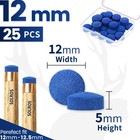 Billiard Pool Cue Tips - Pool Cue Stick Tips Replacement Kit For Billiard Poo   