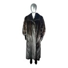 Ranch Mink Directional Coat  Saks  Sz L  Certified Vintage Fur W storage Bag