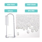 Baby Finger Toothbrush 3pcs Silicone Infant Oral Cleaning Brush