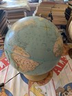 Vintage Replogle Globe - Light Up World Premier Series 12  Diameter Metal Base