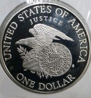 1998-s Robert Kennedy Commemorative Silver Dollar Proof Uncirculated Coin  1