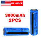 2pcs Multipurpose Battery 3 7v Li-ion Batteries For Flashlight  Headlight  Etc