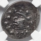 Ngc Vf Ephesus In Ionia Ancient 133 Bc  Greece Ar Cistophorus Silver Snakes Coin