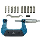 1-2   Screw Thread Micrometer Kit 5 Anvils 0 001   Graduation Tpi
