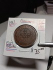          1861 Mexico 1 4 Real W  Clip Mark   Vg Choice A 145