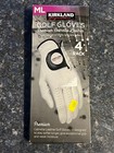 Kirkland Signature Leather Golf Glove 4-pack- Left Hand Gloves Med lg  b3