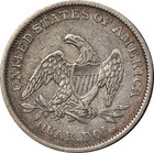 1839 Vf25 Seated Quarter No Drapery Pcgs 43135224
