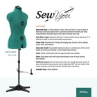 Dritz Sew You Adjustable Dress Form S m Female Mannequin Pinnable Torso