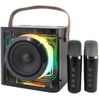  Mht777 Portable Karaoke System With 2 Wireless Microphones  Bluetooth 5 0  