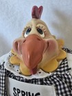 Vtg Russ Berrie Co  Over The Hill    spring Chicken    Hand Painted Figurine  2913