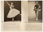 Janine Charrat Helene Trailine Signed Ballet Photo Program Festival De Ballet 56