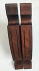 2 Carved Antique Victorian Solid Walnut Brackets Corbels 9 1 4 h X 6 1 2  Deep
