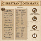 100 Pcs Bible Verse Bookmarks Books Of The Bible Christian Bookmarks 2 36x6 Inch