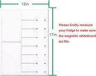 17    X 12    Small Magnetic Dry Erase Board Sheet For Fridge  Fridge Whiteboard
