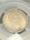1883 Hawaii 25 Cents Quarter King Kalakaua I Silver Pcgs Au58 Sharp