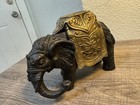 Late 19th Century - Early 20th Century Indian Antique Bronze Elephant Statue