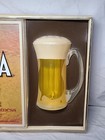 Vintage Olympia Gold Light Beer Sign 1970 s 21 x14 x4 