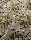 Vintage Tapestry Fabric Strawberry Bunches 74x59 Thick Heavy Cottage Upholstery