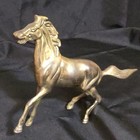 Brass Horse Figurine Solid Brass Vintage