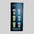 Starbucks Halloween 2022 Set Of 6 Reusable Glow In The Dark Hot Cups Limited New
