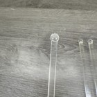 Vtg Stir Sticks Clear Plastic Swizzle Cocktail Drink Stir Lot Of 4