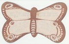 C1880s Light-running Sewing Machine Die Cut Butterfly Art Victorian Trade Card
