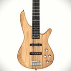 Natural Full-size 5-string Electric Bass Guitar  24-frets  S-s Pickups  Gig Bag