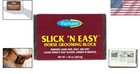Farnam Slick  n Easy Grooming Block - Durable Fiberglass For A Shiny Finish