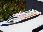 Rare Holland America Line  Prinsendam Cruise Ship Model 1 420