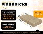 Girtech Usl-6 Thin Insulating Firebricks Fireclay Chamotte 2500f Pack Of 6