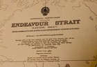 Vintage Admiralty Chart  No 3783  Endeavour Strait  North Australia  1953 Edn 