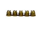 Nos Lot Of 5 Spraying Systems Teejet Brass 40 Degree Spray Tip Tp-4020