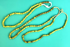 Genuine Rare Native American Powder Glass Trade Beads -- 3 Strands  