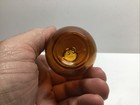 Antique Bright Amber Valentines Meat Juice Bottle 