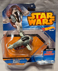 Lot Of 4 Hot Wheels Star Wars Ships With Flight Navigators stands Nib