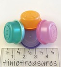 Tupperware Smidget Set Of 4 Orange Teal Purple Pink Tinietreasures
